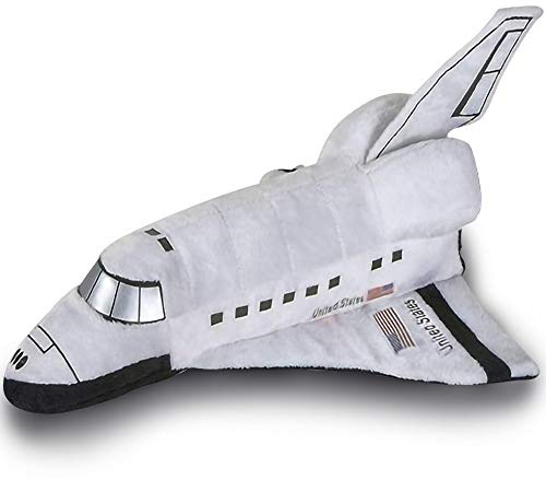 ArtCreativity Stuffed Space Shuttle Plush Toy for Kids – 14.5 Inch Soft and Cuddly Astronaut Spaceship - Cute Nursery Décor and Bedtime Toy, Best Gift for Birthday or Baby Shower