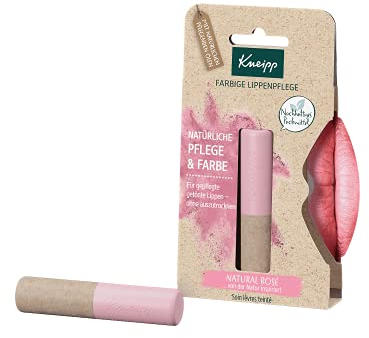 Kneipp Farbige Lippenpflege Natural Rosé, natürliche Pflege & Farbe für gepflegte getönte Lippen 35 g