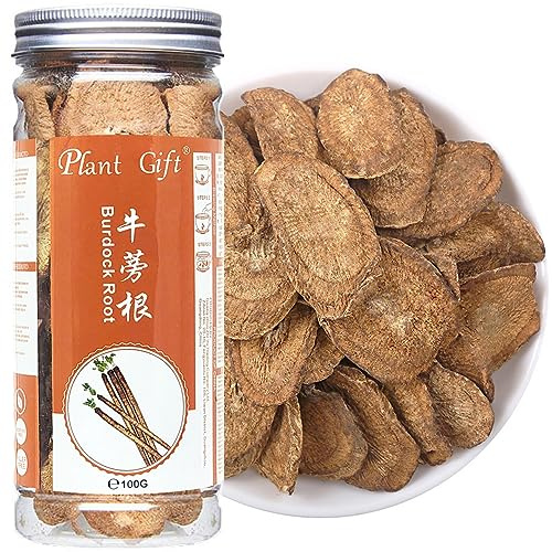 Plant Gift Burdock Tea Cut & Sifted, 100% Pure Herbal Tea, 3.52oz (100G)
