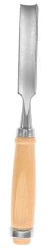 HOMSFOU Cincel Para Tallar Madera Semicírculo 18mm Pulido Acabado Fino Carpintería Escultura Manual Uso Madera Blanda o Dura Unidad Para Proyectos Artesanales