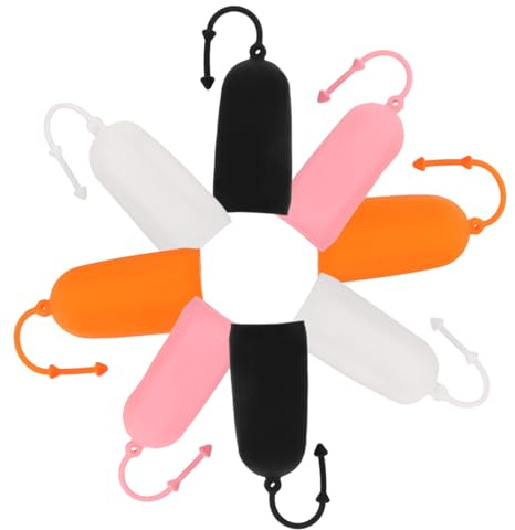 Vaguelly 8pièces Manchons Élastiques Pour Bouteilles De Voyage Housses De Conteneurs Manchons Anti-fuites à Flacons De Shampoing Lotion