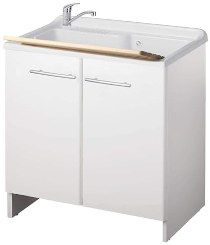 Negrari Lavatoio 80x50 cm Bianco - Serie Magica