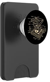 Tocadiscos DJ Esquema Fiesta Diseño Baile Disco Techno Música PopSockets PopWallet para MagSafe
