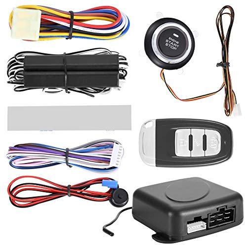 di accesso senza chiave, pulsante di avvio remoto unidirezionale Kit di di accesso senza chiave di allarme per auto 12V Motore