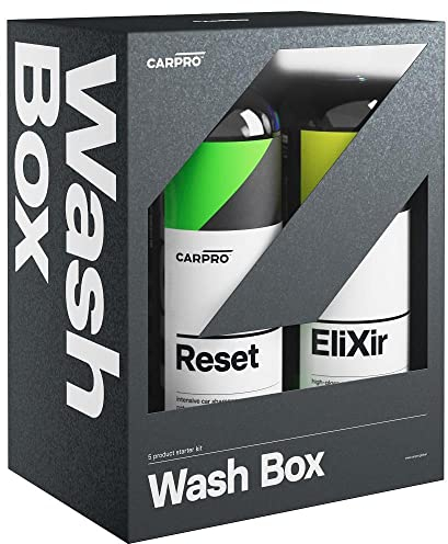 CarPro Washbox - Pflegeset Waschsset mit Autoshampoo und Versiegelung