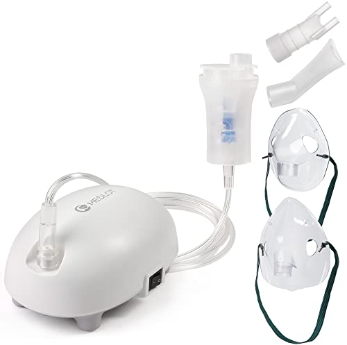 MEDLOT Inhalador Nebulizador de Compresor Fácil de Usar para Adultos y Niños