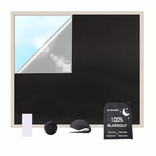 Fenster Verdunkelung 150x200cm Dachfenster Verdunkelung Verdunklungsstoff Verdunkelungsrollo Tragbaren Verdunkelungsrollo Dachfenster Verdunklungsrollo Ohne Bohren für Fenster,Velux