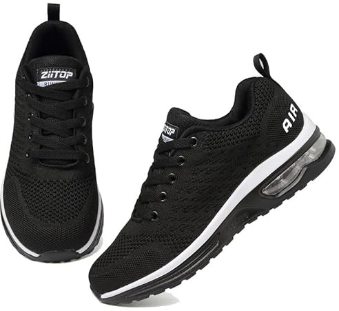 Trainers Mens Running Shoes Air Cushion Sports Shoes Casual Walking Sneakers Fashion Lightweight Breathable Athletic Sneakers Tennis Workout Gym Jogging Trainers
