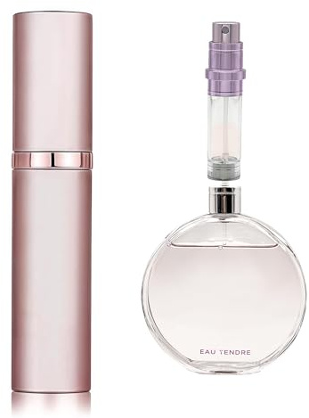 muilsae AA00PK Vaporisateur Parfum, 5 ml Flacon rechargeable, Vaporisateur de voyage portable, adapté au sac à main, au voyage, pour femmes et hommes (Rose)