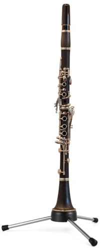 LOLIPPYY Soporte Portátil y Plegable para Clarinete y Saxofón, Trípode de Plástico y Metal, Adecuado para Almacenamiento y Exhibición de Instrumentos de Viento