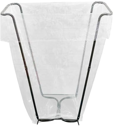 Generico Porta Sacco Della Spazzatura – Metallo 75 Cm | Supporto Per Sacco Della Spazzatura | Supporto Per Spazatura Da Esterno | Porta Bbag Pieghevole Per Foglie | Rastrelliera In Ferro Resisten