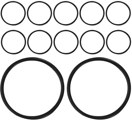 UPKOCH Set 12 Elastici Supporto Antiurto Microfono in Gomma da 1,3 per Microfoni a Condensatore, Fascia Elastica Antivibrazione per Montaggio Stabile in Studio e Podcasting