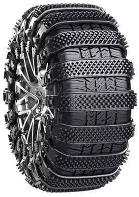 HBANMK Schneeketten für BMW X3 2007 2008 2009 2010 2012 2013-2025, Anti-Rutsch Winterreifen Reifenketten, Wiederverwendbare Auto Einstellbare Ketten Reifen Schneekette für Auto, LKW, SUV