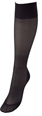 Compressana Calypso 140den - Feinstrick Stützkniestrümpfe - effektive Stützwirkung mit 15-18 mmHg Kompression (Stüzt-Klasse 3) - Größe I - Farbe Nachtblau - 1 Paar