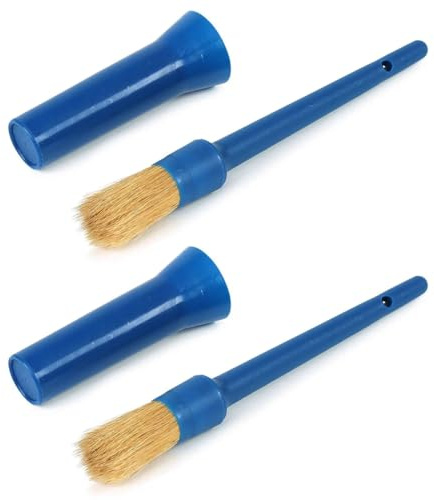 AOEVUIR 2pcs Spazzola per zoccoli di cavallo Spazzola per zoccoli con cappuccio in pelo di maiale Spazzola per zoccoli per cura degli zoccoli