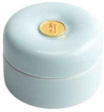 Contenitore di tè in ceramica Vaso di stoccaggio del tè all'ingrosso Vaso di ceramica per uso domestico con coperchio Piccolo barattolo sigillato portatile Vaso per alimenti da cucina Conservazione