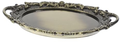 Toddmomy Vajilla Mini Simulada de Hierro Verde para Adorno de Bandeja en Mini Casa, Reproducción Realista y Exhibición Decorativa Adecuado para Dormitorio y Sala