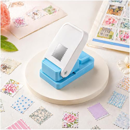 VSREI Briefmarke Punch Super Paper Punch Motivstanzer Extra Stark für Papier bis 500 G/M², Maße des Ausgestanzten Briefmarke: 2.5 X 2.1 CM