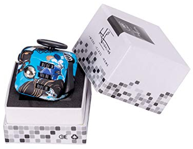 Highline Schädel Fidget Cube Fidget Spielzeug für ADD und Stress Relief Fidget sensorisches Spielzeug für Erwachsene und Kinder (Totenkopf)