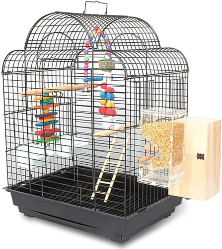 JOLUCE Original Bird Cage Flight Cage for Parrots Large Space Comfortable Bird Villa, European Style Bird Cage with Bird Toy, Pet Shop Parakeet Ornamental Cage, Easy to Install