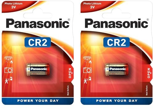 PANASONIC Confezione da 2 blister da 1 batteria fotografica al litio Power 2CR5-6 V