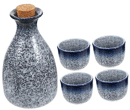 Alipis Set Di Tazze Da Sakè in Stile Giapponese Bicchieri Da Sakè in Ceramica Resistenti Calore Per Bere