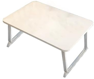 YFAURNDE Fällbart sängbord,Bambu sängbricka bord,hopfällbart laptopskrivbord,laptopbord for sängen,Lämplig for att arbeta, studera, läsa, titta på film, äta, etc.(Black,60cm/23.62in)