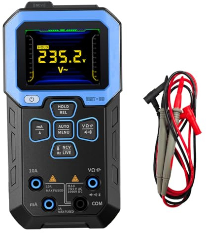 DollaTek Digital multimeter 10 000 räkningar Spänning Strömmotstånd Kapacitet Frekvens NCV Tester Professionell Intelligent High Precision Tester