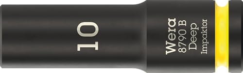 Wera 8790 B Impaktor Deep Bussole con attacco da 3/8, 10 x 63 mm