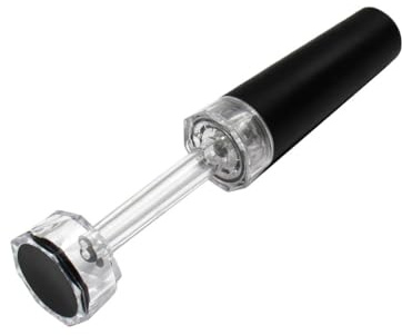 KIXZSAZ Weinflaschen Vakuumstopfen, tragbar, manueller Ersatz, auslaufsicher, transparent, für den Haushalt, Getränkeretter, Bung Zubehör