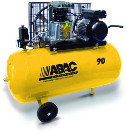 Abac Compressore Monofasico Cinghie 90 L 3Hp 10 Bar