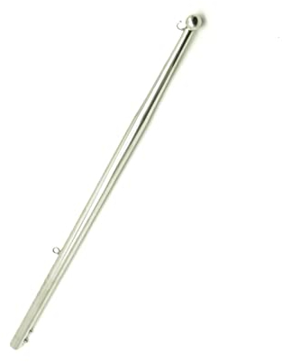 Osculati Flaggenstock VA-Stahl, Hochglanz.m.Kugelkopf 610mm