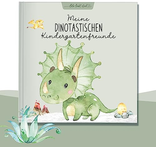 lila liebt dich / Freundebuch Dinosaurier, Freundebuch Kindergarten Junge - Unvergessliche Kindergartenmomente festhalten