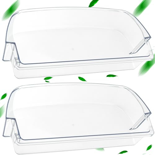 MIFLUS Ken-more Refrigerator Door Shelf WPW10710203 (2 Pack) Compatible for Whirl-pool Refrigerator Door Shelf,Fit for Refrigerator WRS571CIDM01 WRS588FIHZ00 WRS588FIHZ04 Bin