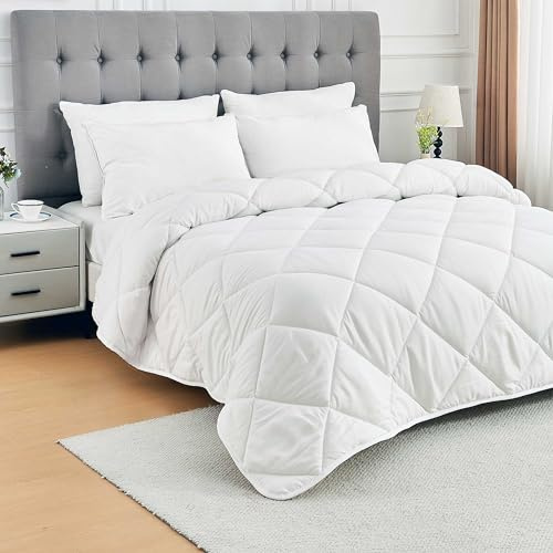 Cotton Castle Steppdecke Mono Bettdecke 4-Jahreszeiten Ganzjahresdecke 135x220 155x220 200x200 200x220, Größe:135cm x 200cm + 80cm x 80cm