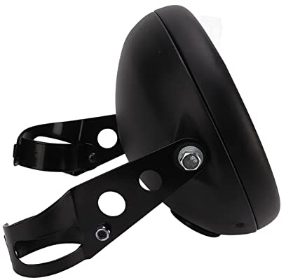 Haofy Motorrad-Scheinwerfer-Eimer Halterung 7 Zoll LED-Scheinwerfer Gehäuse Halterung für 38 51mm Gabel Rohre mit 3 Locate Pins Einstellbare Clips Einfache Installation