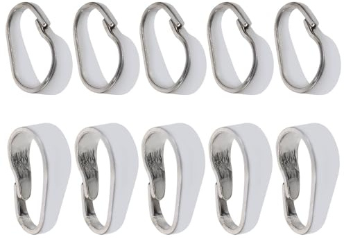 10pcs Silver Pendant Buckle Necklace Clasp Connectors for DIY