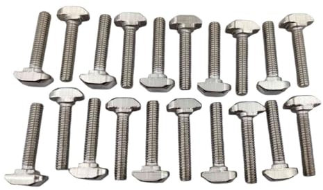 MakerMind 20x M6 Hammerkopfschraube Nut 8 35mm für Aluminiumprofile