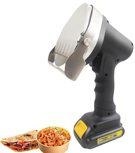 Wireless Meat Slicer, HandHeld Kebab Cutter with Anti-slip Handle, Adjustable Slice Thickness and Fast Cutting, Detachable Knife and Easy To Operate, for Outdoor Grills, Restaurants, Snack Bars