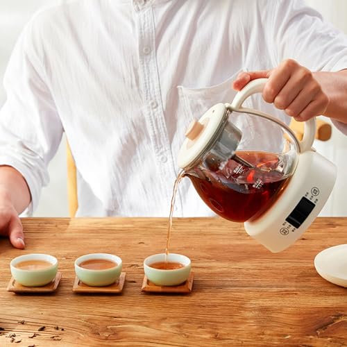 Machines À Thé Chaud 600 W, Machine À Thé 1 L, Réglage De La Température Sur 11 Niveaux, Conservation De La Chaleur En Option De 40 ~ 90 ℃, Conception Du Système De Pulvérisation À 360 ° Avec Fonction