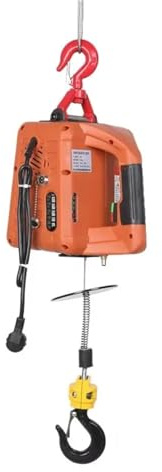 Montacargas eléctrico Polipasto eléctrico portátil, herramienta de elevación con Control remoto inalámbrico de 200kg para uso en talleres de construcción Polipasto Cabrestante Eléctrico