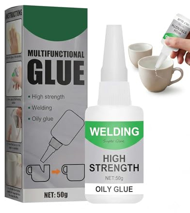 YIPFEN Colla Gel Universale Ultra Forte A Base di Olio per Metallo, Plastica, Legno, Gomma, Ceramica – Adesivo Istantaneo Alta Resistenza per Riparazioni Casa e Fai da Te
