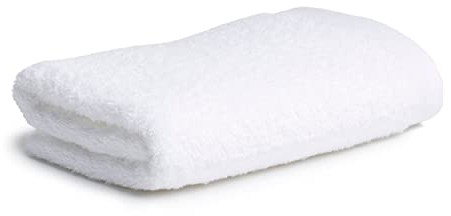 Möve Superwuschel Uni mit eingesticktem Logo Handtuch, Baumwolle, Snow, 50 x 100 cm