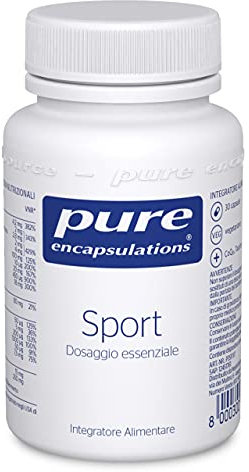 Pure Encapsulations - Sport - Varietà di Vitamine, Minerali e Oligoelementi - Per il Metabolismo Energetico - 30 Capsule