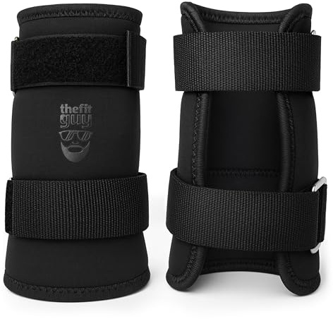 THEFITGUY Kettlebell Wrist & Forearm Guards | 7mm Impact-Absorbing Neoprene | Adjustable Straps for Secure Fit | Lightweight, Durable Protection for Kettlebell Training (Pair)
