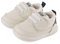 LACOFIA Zapatos Primeros Pasos Infantil Zapatillas de Deporte con Suela de Goma Antideslizante para Bebé Niños Blanco/Azul Marino 18(CN 16)