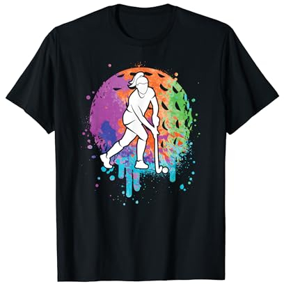 Hockeyspieler Feldhockey Mädchen Hockey Kinder T-Shirt