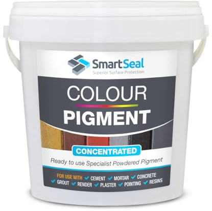 SmartSeal Concentrated Colour Pigment (BRRED 30g) Ready-to-use Concentrated Colour Pigment Powder – Perfect As Cement Dye, Mortar and Concrete Dye, Grout, Render, Plaster, Pointing & Resins