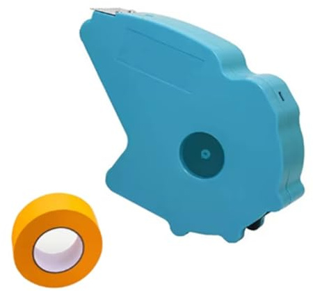 Umsoxhy Máquina Aplicadora de Cinta Adhesiva para Pintor, Cinta Adhesiva para Reparar y Embellecer Grietas en Azulejos, con Herramienta para Cortar Cinta