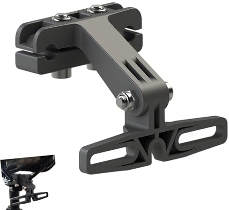 YINGLUOEU Staffa per Fanale Posteriore Bici Elettrica Biciclette Staffa Lampada Posteriore Montaggio Selle Supporto Universale per Bicicletta per Accessori per Bici